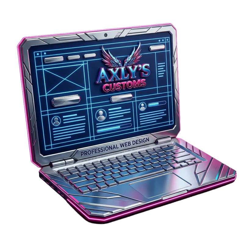 Professional web design by Axly's Customs